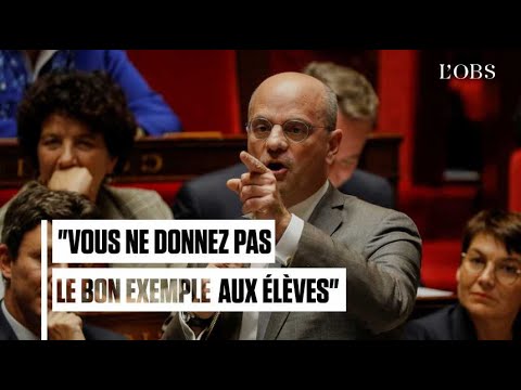 Blanquer reproche aux députés de ne pas donner le bon exemple aux élèves