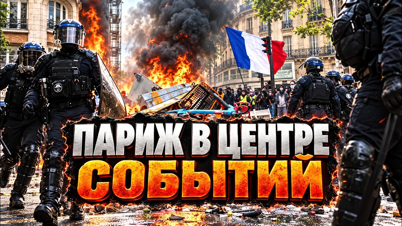 Страшный ПОГРОМ во ФРАНЦИИ! Вот кто ПРЕВРАТИЛ ПРОТЕСТ В ПОДЖОГИ И ГРАБЁЖ. Всё