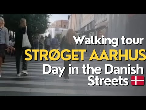 Walking Tour of Strøget Aarhus | Denmark’s Famous Pedestrian Street 🇩🇰