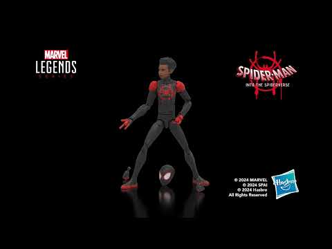 Spider-Man: Across the Spider-Verse Marvel Legends Miles Morales Action Figure Video