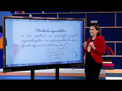 TeleŞcoala: Limba şi literatura română clasa a VIII-a – Structuri textuale (@TVR2)