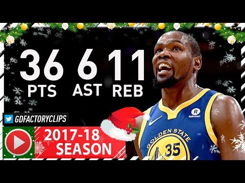Kevin Durant CRAZY Full Highlights vs Lakers (2017.12.18) - 36 Pts, 11 Reb, 8 Ast, 3 Blks, CLUTCH