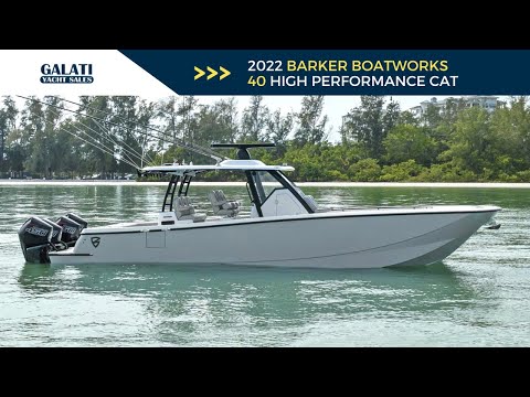 Barker Boatworks 40 High Performance Cat video