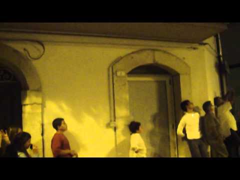 Montagano 15 Agosto 2010 fuochi d'artificio in Via Rampa dei Leoni