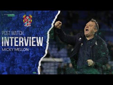 Post Match | Micky Mellon (Swindon Town)