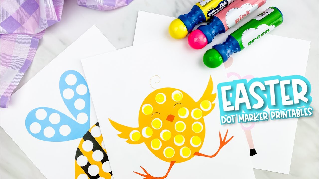 Easter Do A Dot Printables For Kids