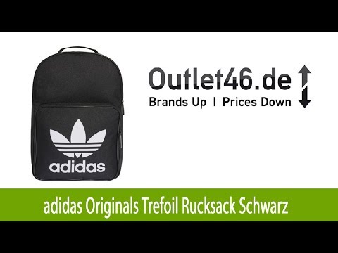 Moderner adidas Originals Trefoil Rucksack Schwarz günstig kaufen | Outlet46.de