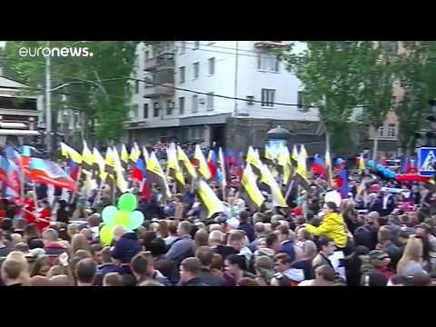 В ДНР прошла акция за присоединение к России