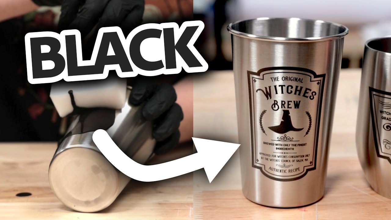 The BEST Metal Marking Spray for Lasers? LaserBond 100 Review & Demo