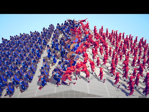 100x VIKING ARMY 🪓 vs ⚔️ 100x FARMER ARMY / Totally Accurate Battle Simulator ( TABS )