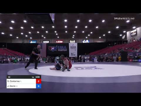 88 Lbs Rr Rnd 1 - Steve Contarino, Florida Vs Jeff Davis, California B823