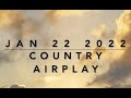 Billboard Top 60 Country Airplay Chart Jan 22 2022