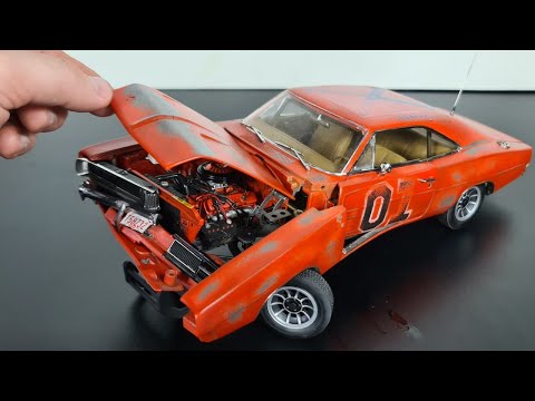 Restoration Dodge Charger R/T  1969 General Lee - Abandoned Model Car