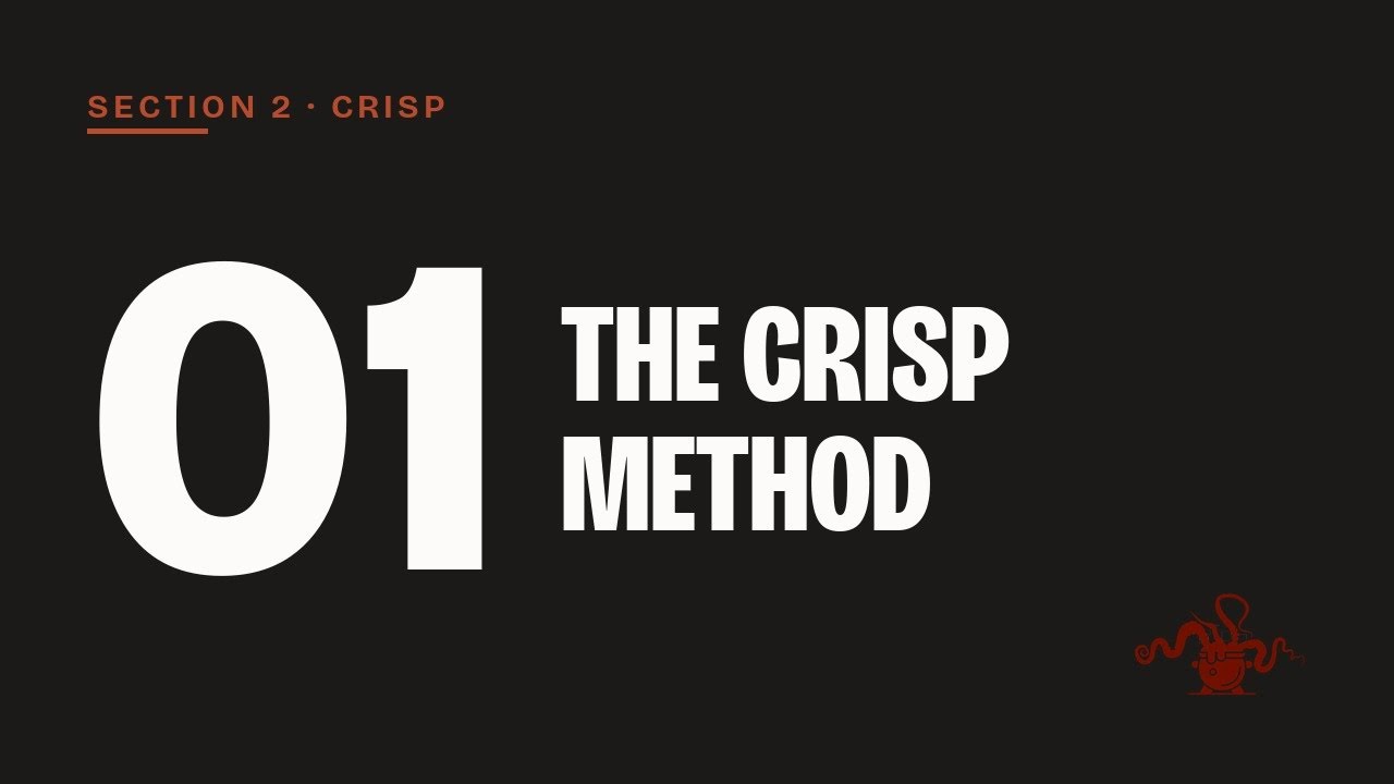 The CRISP Method for Resin Printing