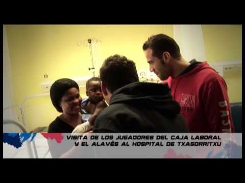 Visita de los Jugadores al Txagorritxu