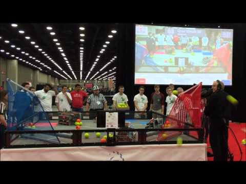 AGM1 VS QCC2 Autónoma VEX U ROBOTICS EEUU FINAL 2016