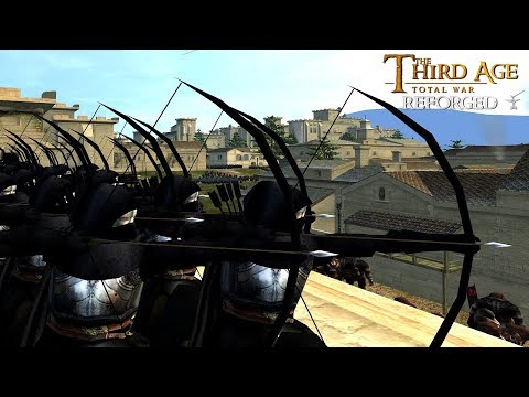 MORDORS INVASION OF THE WEST (Siege Battle) - Third Age: Total War (Reforged)