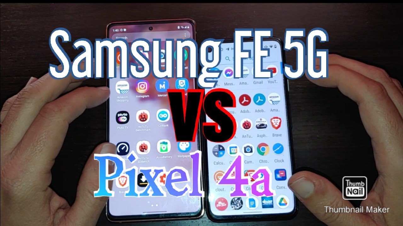 Samsung FE 5 G vs Pixel 4a speed test and discussion