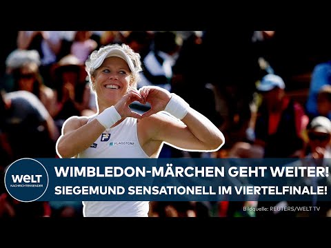TENNIS: Viertelfinale! Laura Siegemund begeistert in Wimbledon! – Jetzt wartet die Beste der Welt!