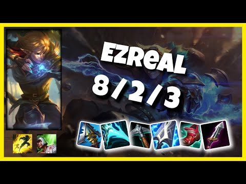 Ezreal Gameplay Challenger Replay S11 - 11.5 Bot Lane (8/2/3) - BR
