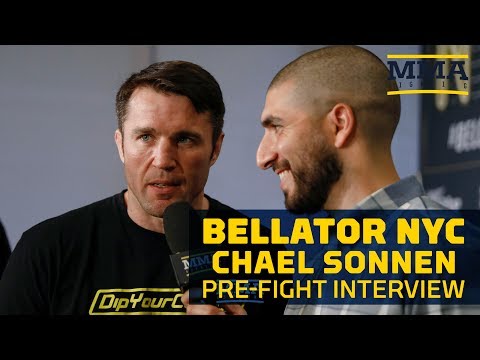 Chael Sonnen Reacts to Wanderlei Silva Pushing Him at Presser - MMA Fighting