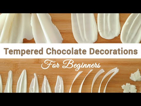 5 EASY CHOCOLATE DECORATIONS FOR CAKES