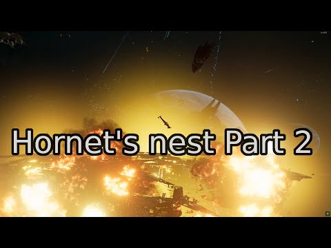 X4 foundations large Xenon vs Terran space battle. Hornet's nest Part 2/2.
