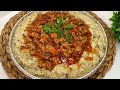 SADECE HÜNKAR DEĞİL HERKES BEĞENDİ😍 HÜNKAR BEĞENDİ TARİFİ - Kuşbaşı Et Yemekleri - Çiçekintarifleri