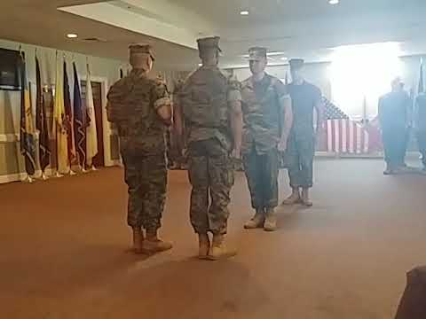 Marine Master Sergeant Gerald W. Jacobs' retirement commendation.