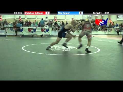 University Nat`ls FS  60 KG / 132.25 lbs: Christian Cullinan vs. Alex Poinar