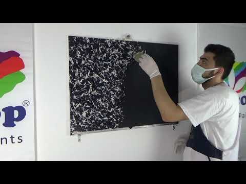 Wercop ROSSO Decorative Paint Application Video