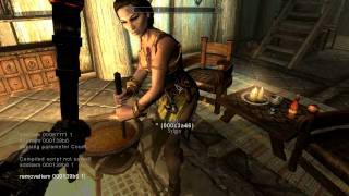 Skyrim: How to PERMANENTLY Change Sylgja&#39;s (or any spouse) Clothes and Remove Pickaxe