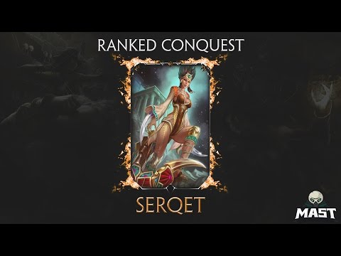 SMITE Diamond 1 Ranked Conquest - Serqet Jungle | IS SHE TWO!?