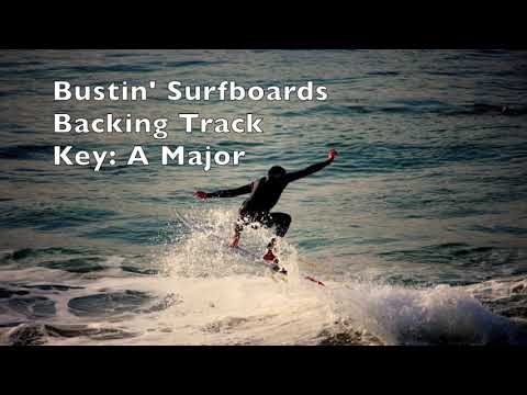 Guitar Backing Track: Bustin' Surfboards [The Tornadoes]