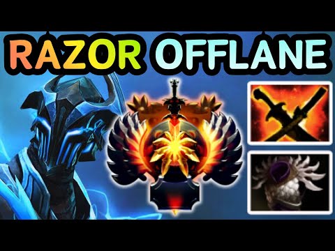 🔥 RAZOR OFFLANE TOO FAST TO RUN TOO STRONG TO FIGHT | DOTA 2 GAMEPLAY 🔥