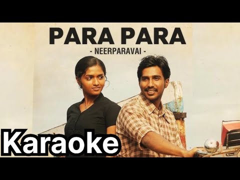 Para Para Paravai Ondru Song Karaoke For Male Singers - Neer Paravai Movie