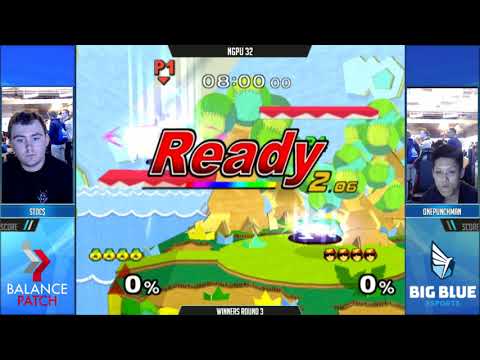 NGPU 32 SSBM - STOC$ (Sheik) vs. OnePunchMan (C. Falcon) - Melee LR3