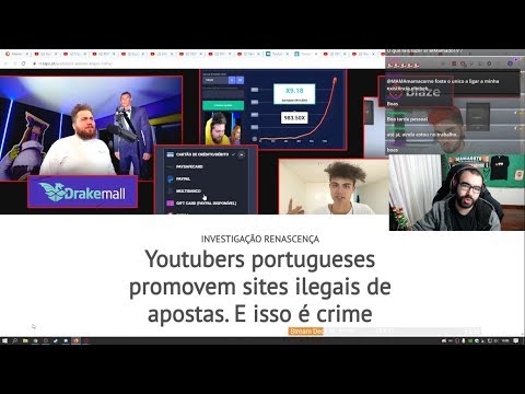 Mamado React -" Youtubers portugueses promovem sites ilegais de apostas. E isso é crime"