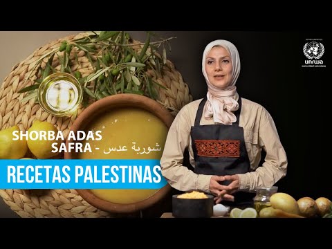 SHORBA ADAS SAFRA 🇵🇸 | Sopa de lentejas y arroz | Recetas Palestinas contra el olvido