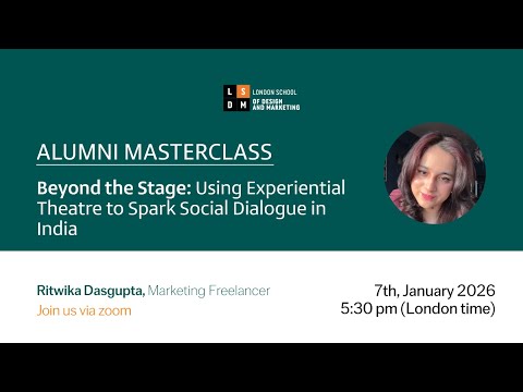 "Beyond the Stage: Using experiential theatre to spark social dialogue in India" - Ritwika Dasgupta