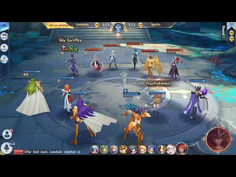 Pvp saint seya awakening  kanon e saga  x time de gelo