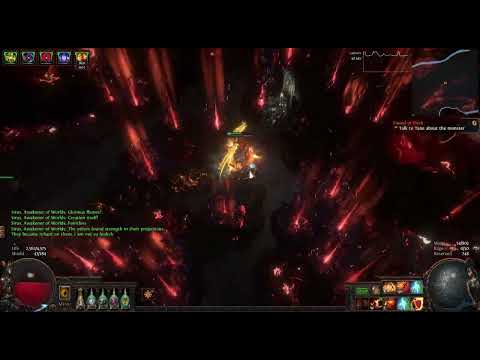 Stacking Strength Wander 620m DPS vs Uber Sirus| POE 3.20