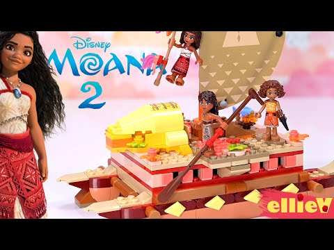 Moana's Adventure Canoe 🏝️ LEGO Disney build & review