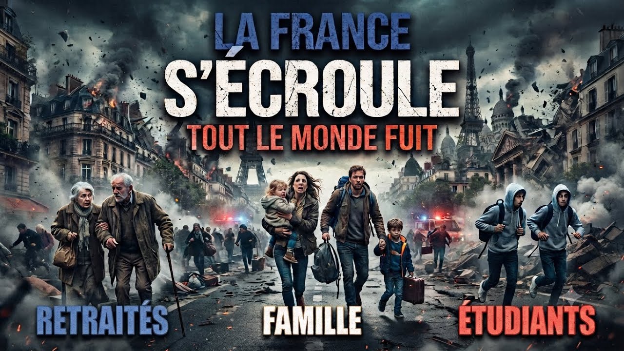 La France s’écroule 🇫🇷 les étudiants et retraités fuient le pays !!