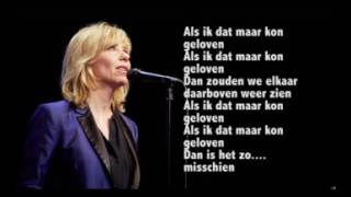 Claudia De Breij   Als Ik Dat Maar Kon Geloven   Lyrics