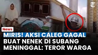 AKSI CALEG STRES Buat Nenek di Subang Meninggal, Teror Warga dengan Petasan & Bongkar Jalan Beton