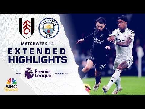 Fulham v. Manchester City | PREMIER LEAGUE HIGHLIGHTS | 12/2/2025 | NBC Sports