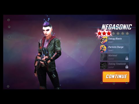 [*/\*] Marvel Strike Force - Unlocking Hero NEGASONIC