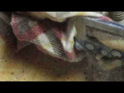 Tackwelding Left Magazine Plate to Front Plate