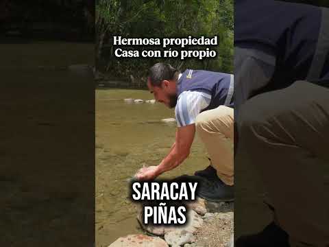 🏡🌊Vendo propiedad de 1.005 m² | Casa junto al río | SARACAY-PIÑAS